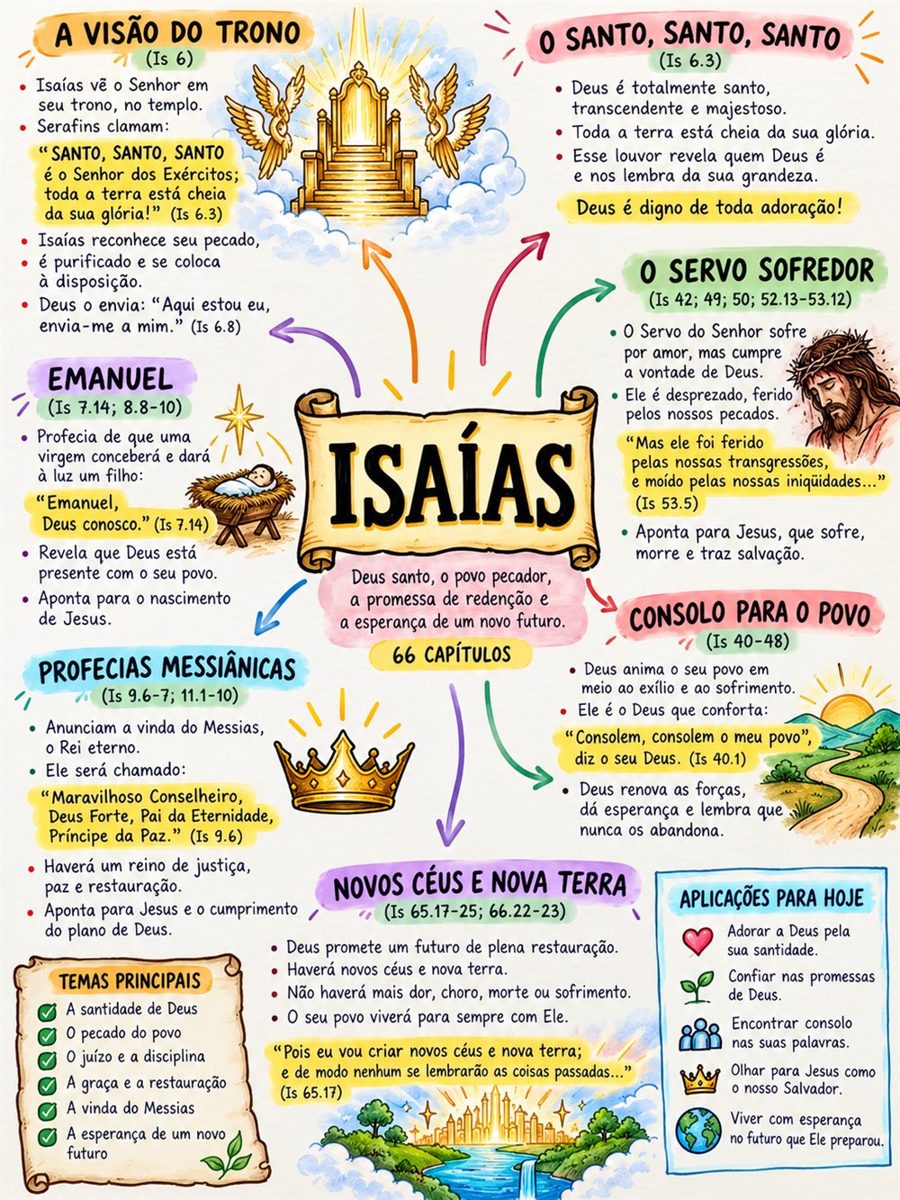 Mapa mental de Isaías